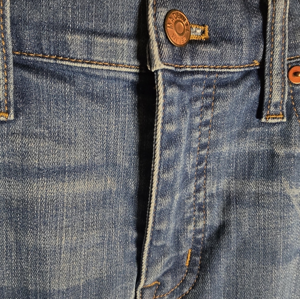 Madewell 9" Hi Rise Skinny Jeans 28" Waist - Picture 3 of 5